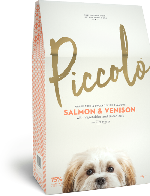 Piccolo Grain-Free Salmon & Venison Food For Small Dogs 1.5kg